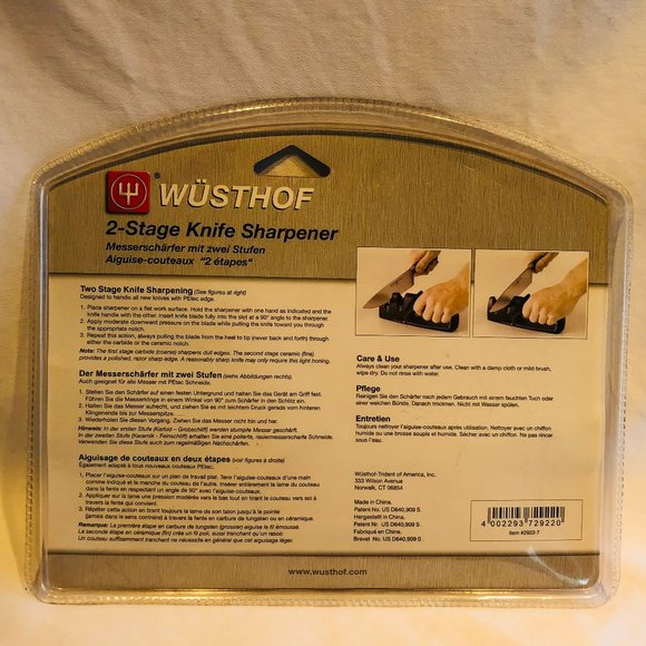 WÜSTHOF Two-Stage Hand-Held Knife Sharpener - Picture 6 of 6